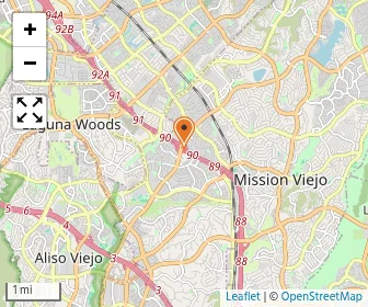 Map of Fusion Alisa Viejo