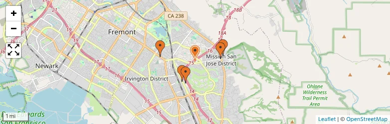 Related schools map