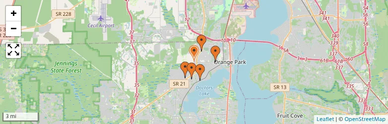 Related schools map