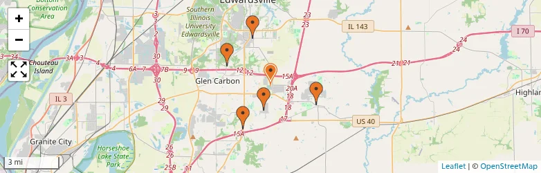 Related schools map