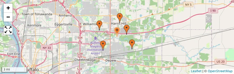 Related schools map