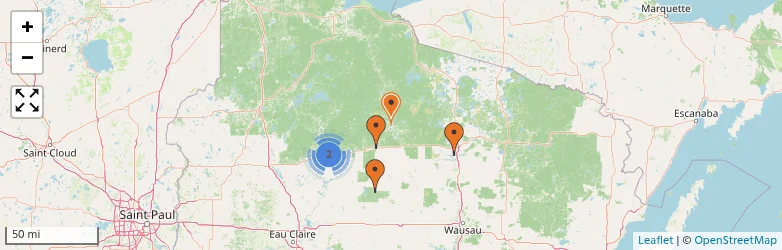 Related schools map