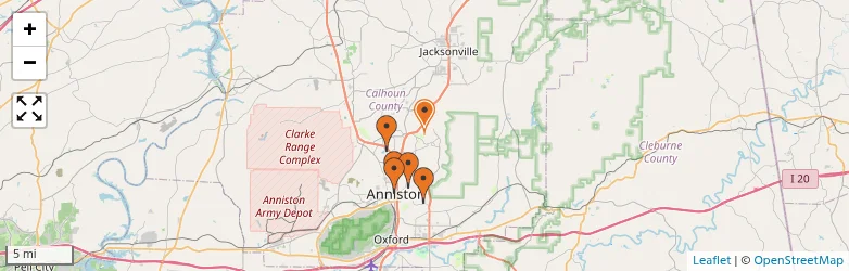 Related schools map