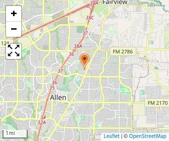 Map of Oak Brook School Allen