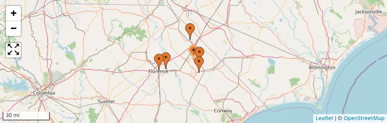 Related schools map