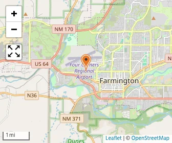 Map of Navajo Preparatory School