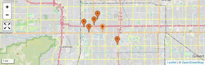 Related schools map