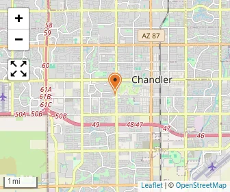 Map of Card Academy Chandler