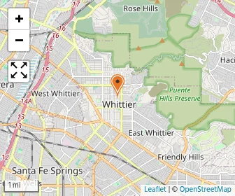 Map of Keystone Montessori Preschool Whittier