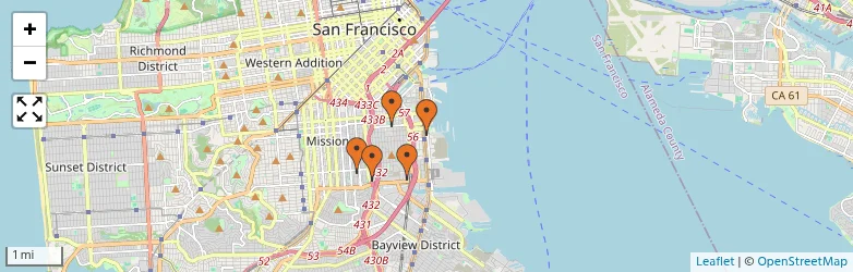 Related schools map