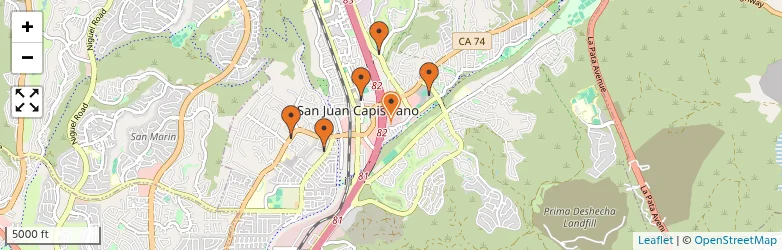Related schools map