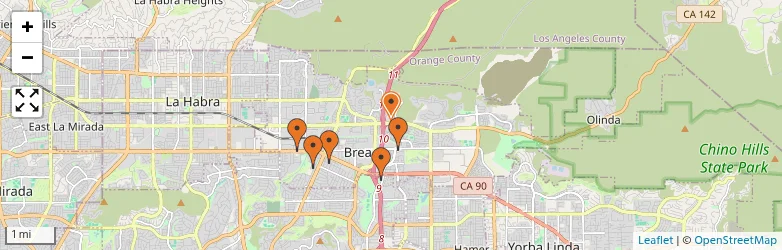 Related schools map