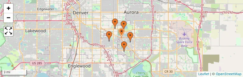 Related schools map