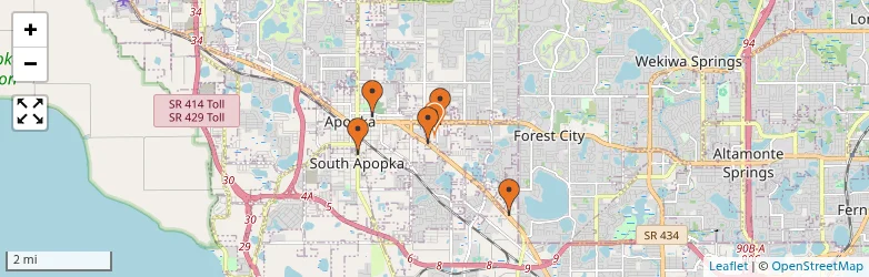 Related schools map