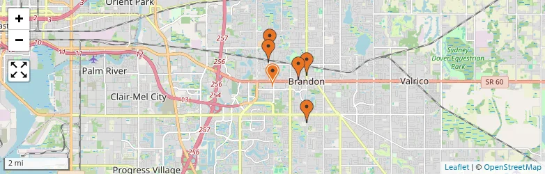 Related schools map