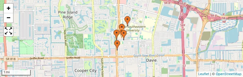 Related schools map