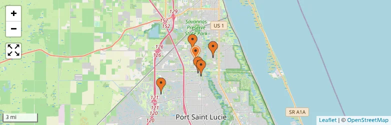 Related schools map