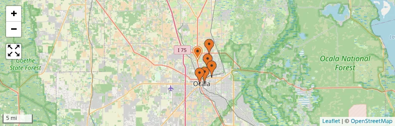 Related schools map