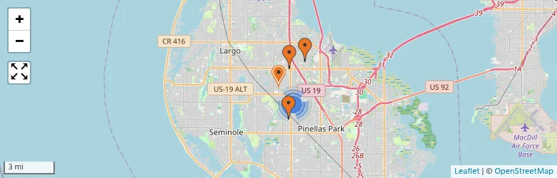 Related schools map