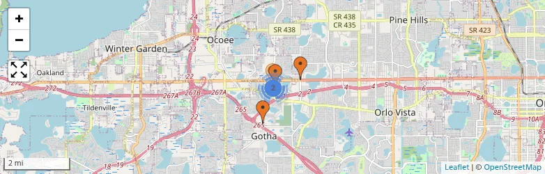 Related schools map