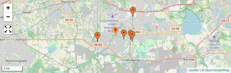 Related schools map