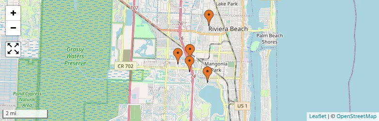 Related schools map