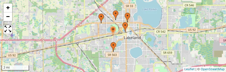 Related schools map