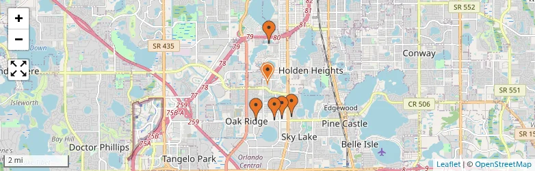 Related schools map