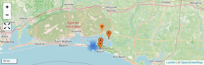 Related schools map