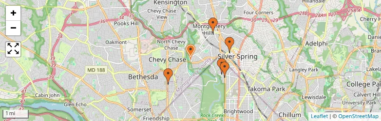 Related schools map
