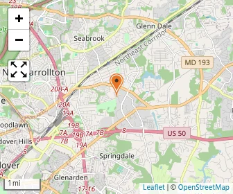 Map of High Road Academy Of Prince Georges County