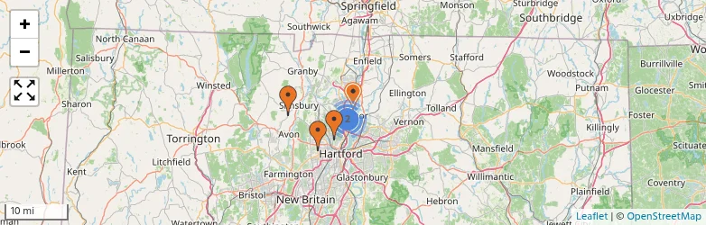 Related schools map