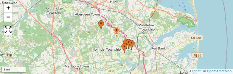Related schools map