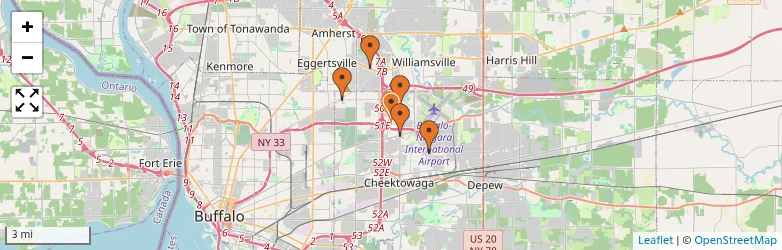Related schools map