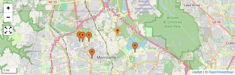 Related schools map