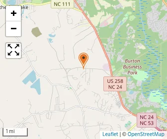 Map of Onslow Christian Academy