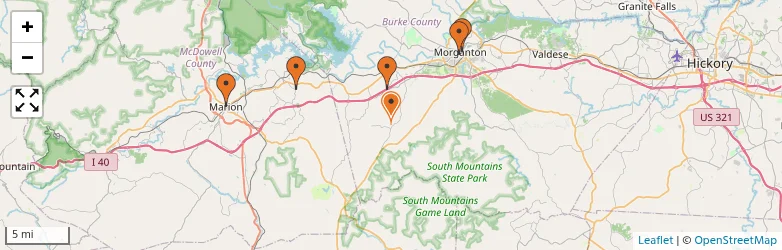 Related schools map