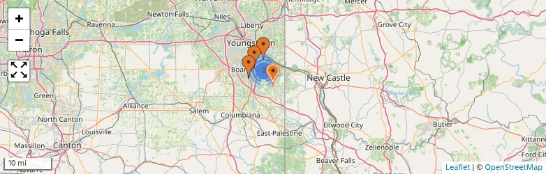 Related schools map