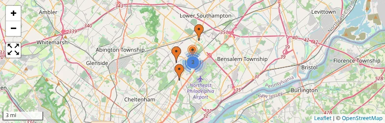 Related schools map