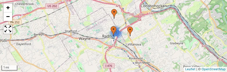 Related schools map