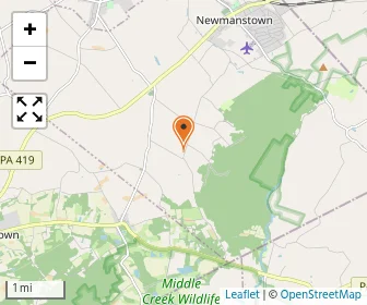 Map of Brookside Amish School