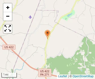 Map of Country Side Amish School