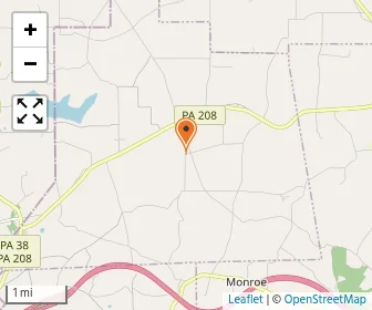 Map of County Corner