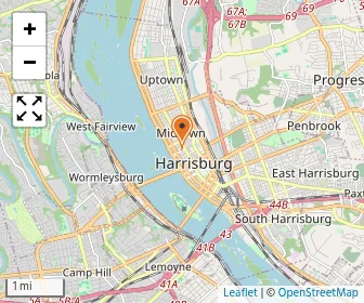 Map of New City School Dba Logos Harrisburg