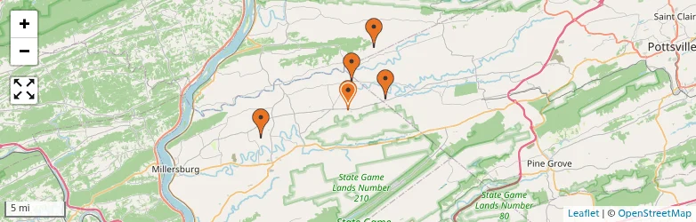 Related schools map