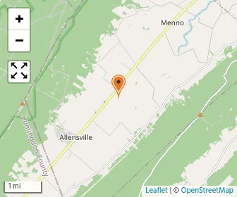 Map of Sunrise Amish School