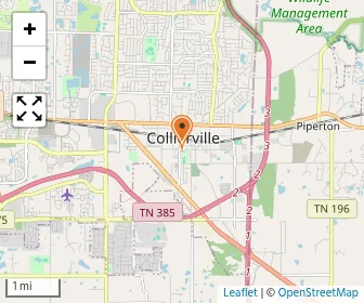 Map of Mid-south Gifted Academy