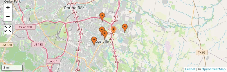 Related schools map