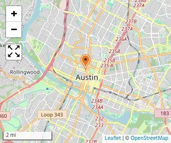 Map of The Austin School For Performing And Visual Arts