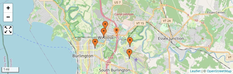 Related schools map